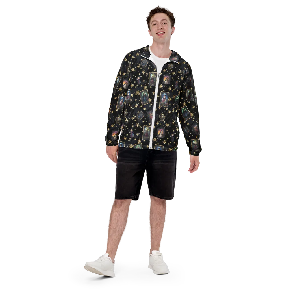 Celestial Arcana on Men's Windbreaker — Front