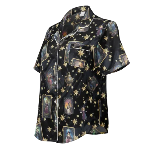 Celestial Arcana on a Women's Short Sleeve Pajama Top
