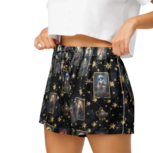 Celestial Arcana on a Women's Pajama Shorts