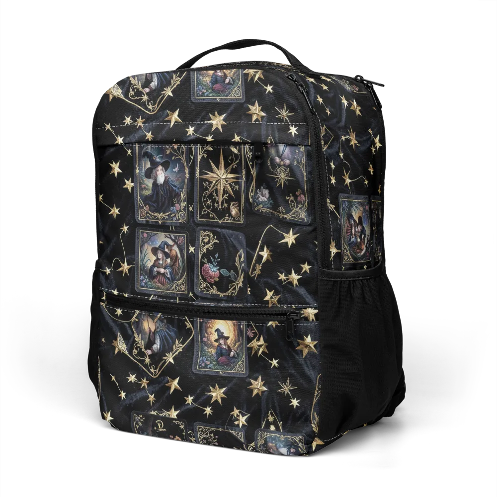 Midnight Arcana on Utility Backpack — Left Front