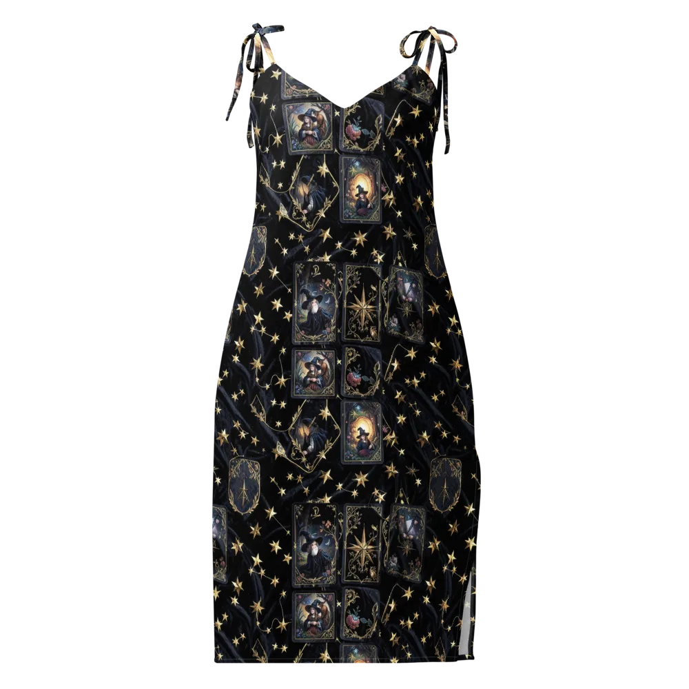 Midnight Arcana on Slip Dress — Front
