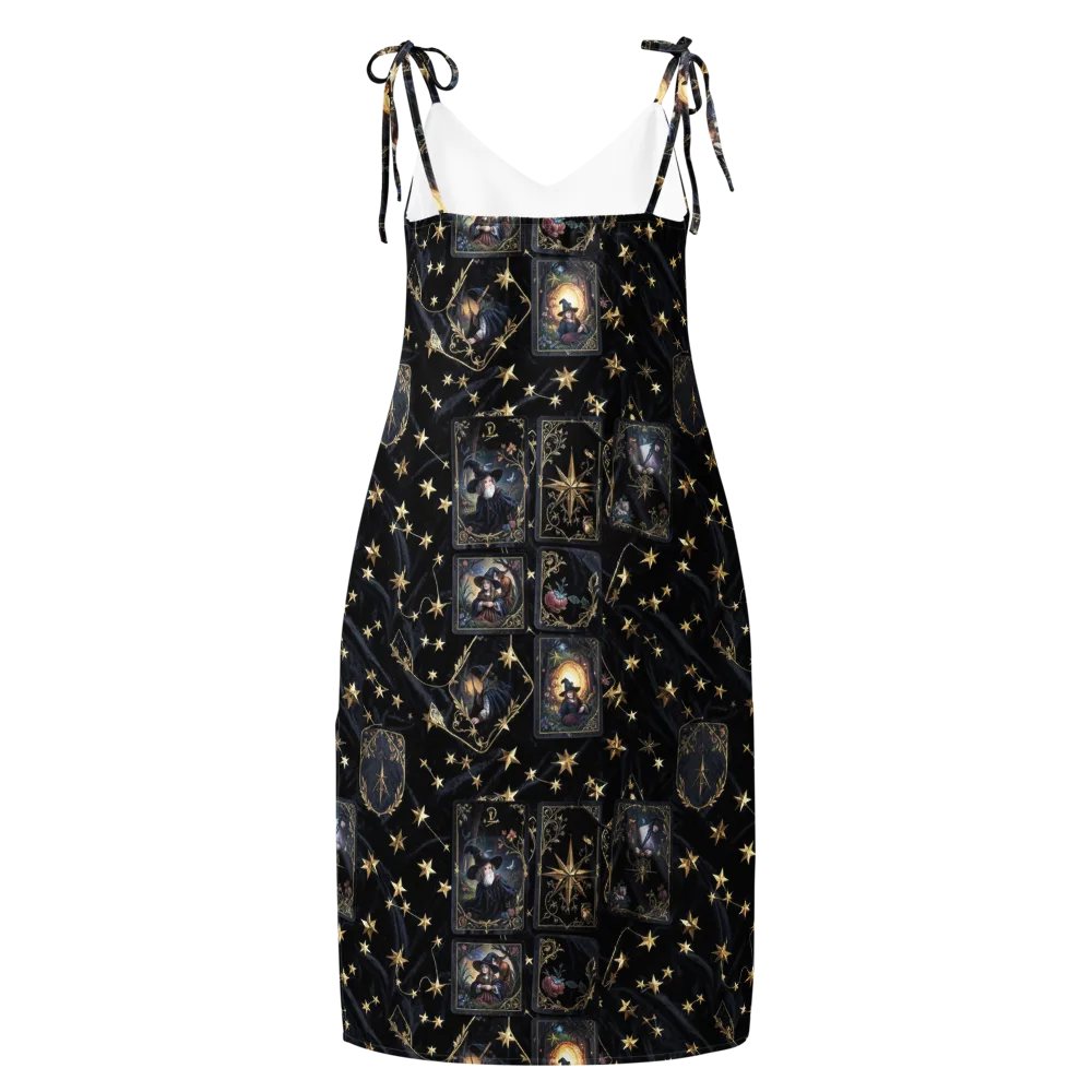 Midnight Arcana on Slip Dress — Back
