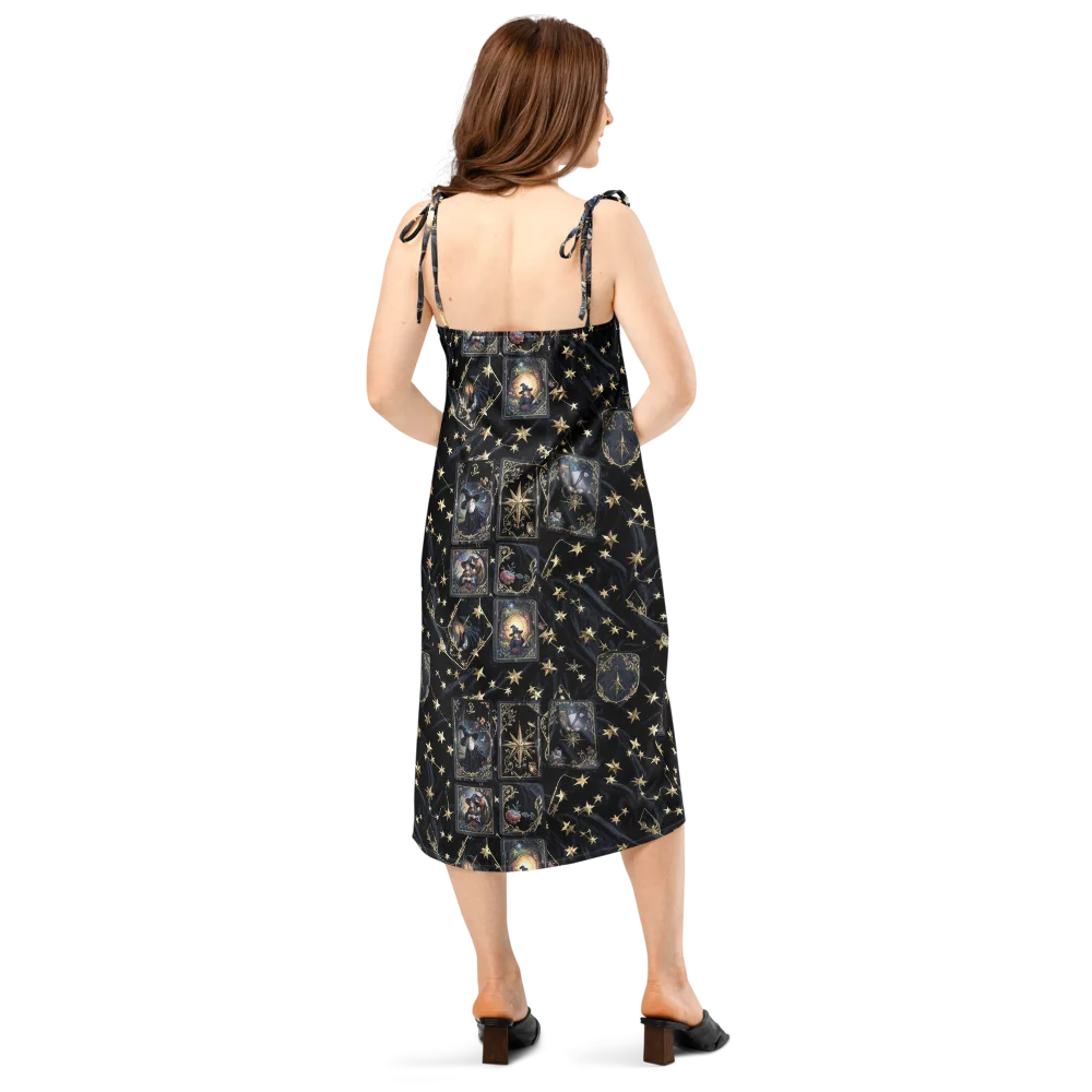 Midnight Arcana on Slip Dress — Back