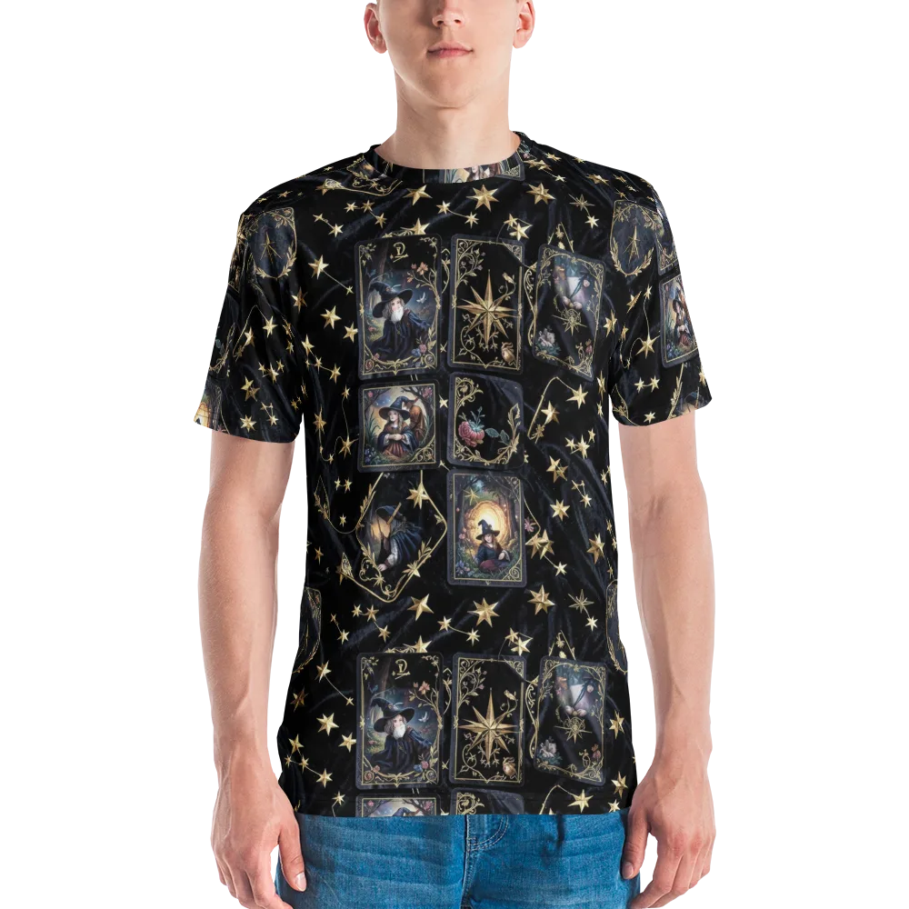 Midnight Arcana on Men's Crew Neck T-Shirt — Front