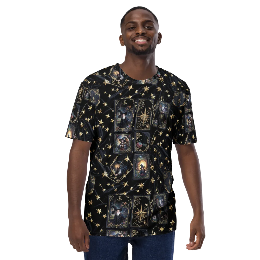Midnight Arcana on Men's Crew Neck T-Shirt — Front