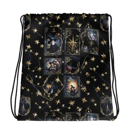 Midnight Arcana on a Drawstring Bag