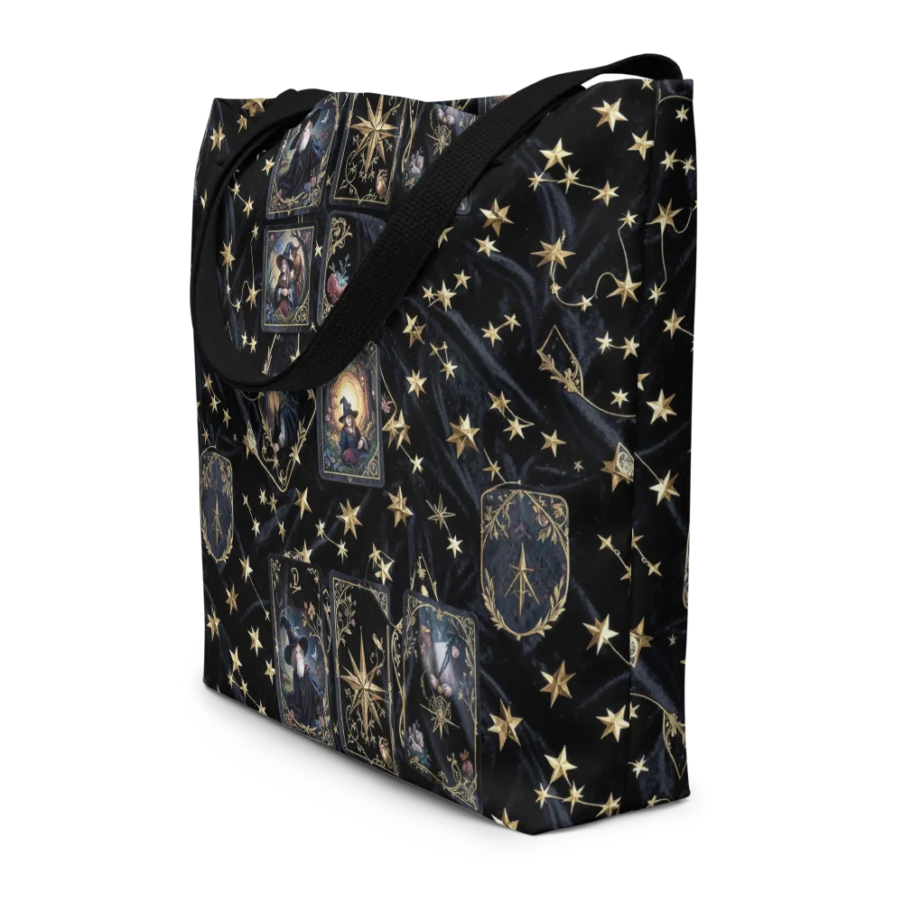Midnight Arcana on Large Tote Bag W/ Pocket — Front