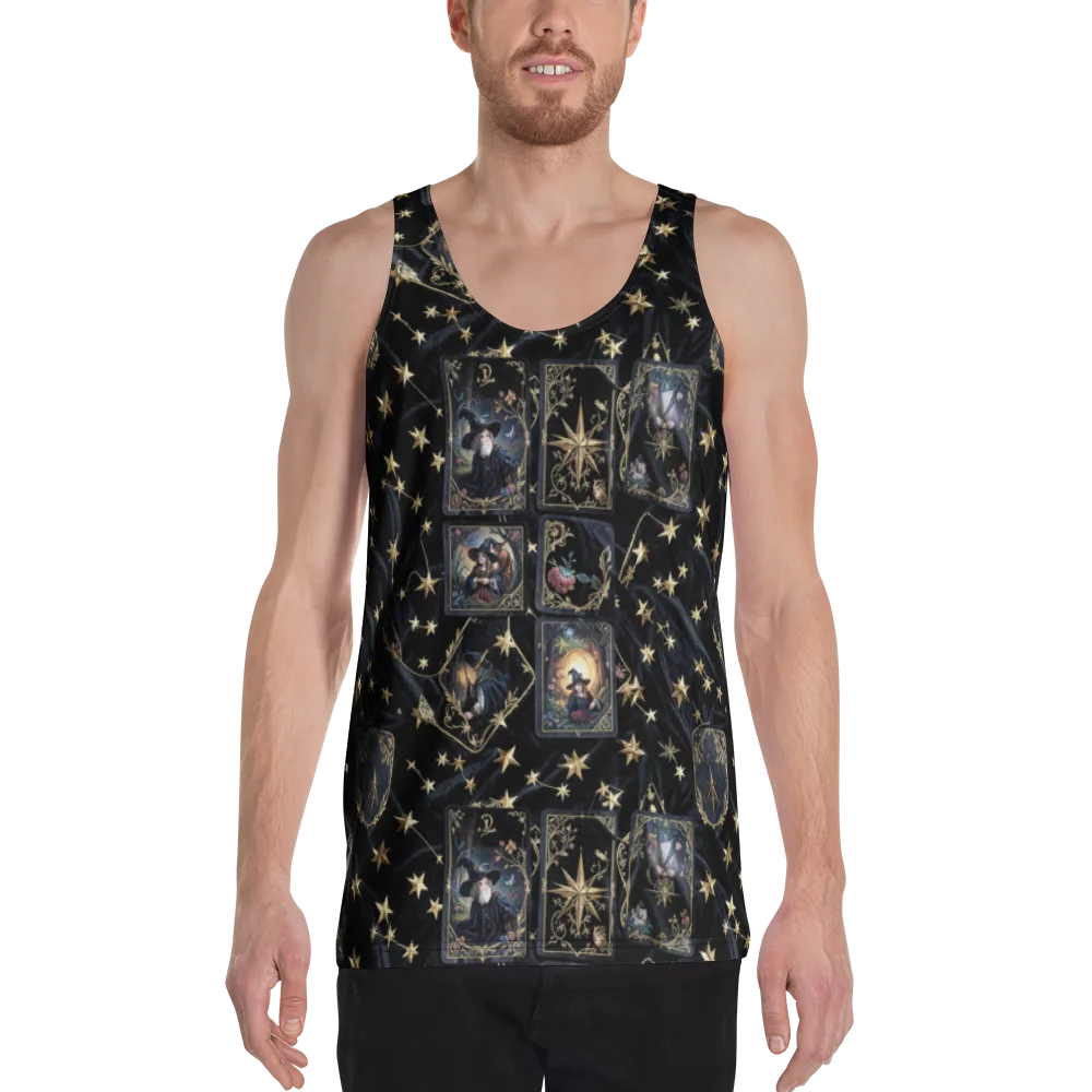 Midnight Arcana on Men's Tank Top — Front