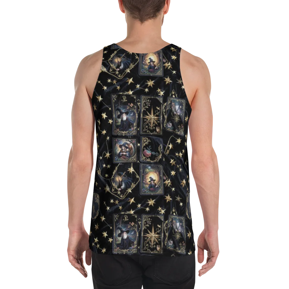 Midnight Arcana on Men's Tank Top — Back