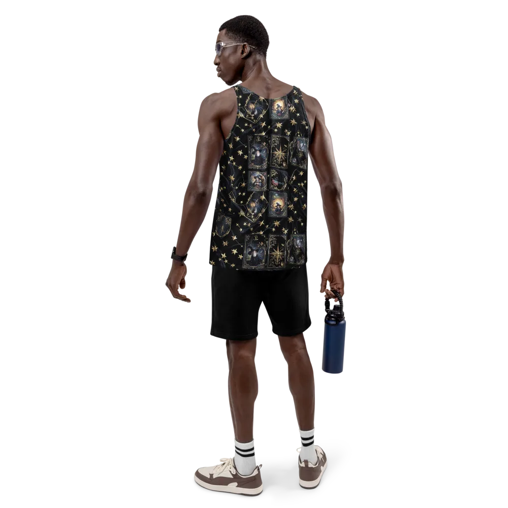 Midnight Arcana on Men's Tank Top — Back