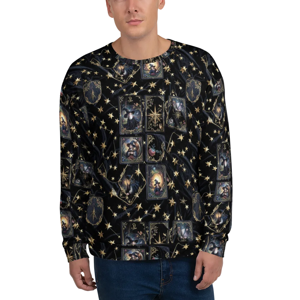 Midnight Arcana on Sweatshirt — Front
