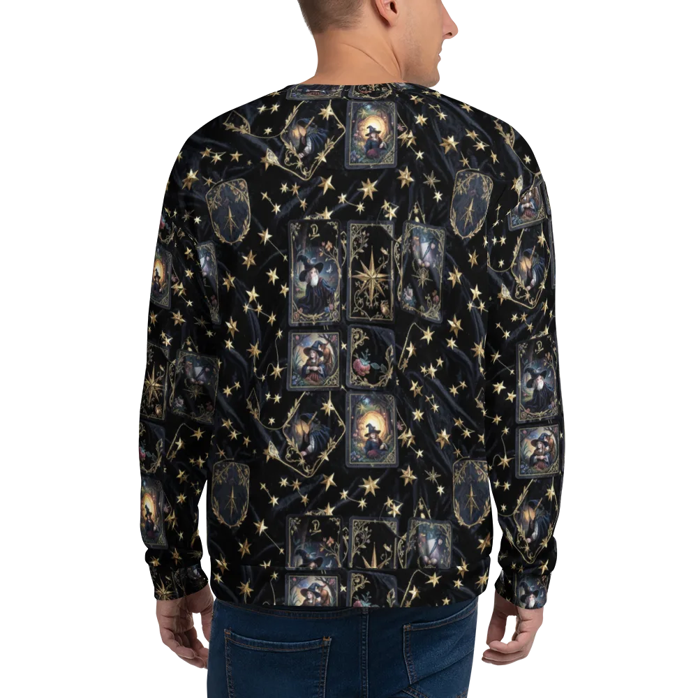 Midnight Arcana on Sweatshirt — Back