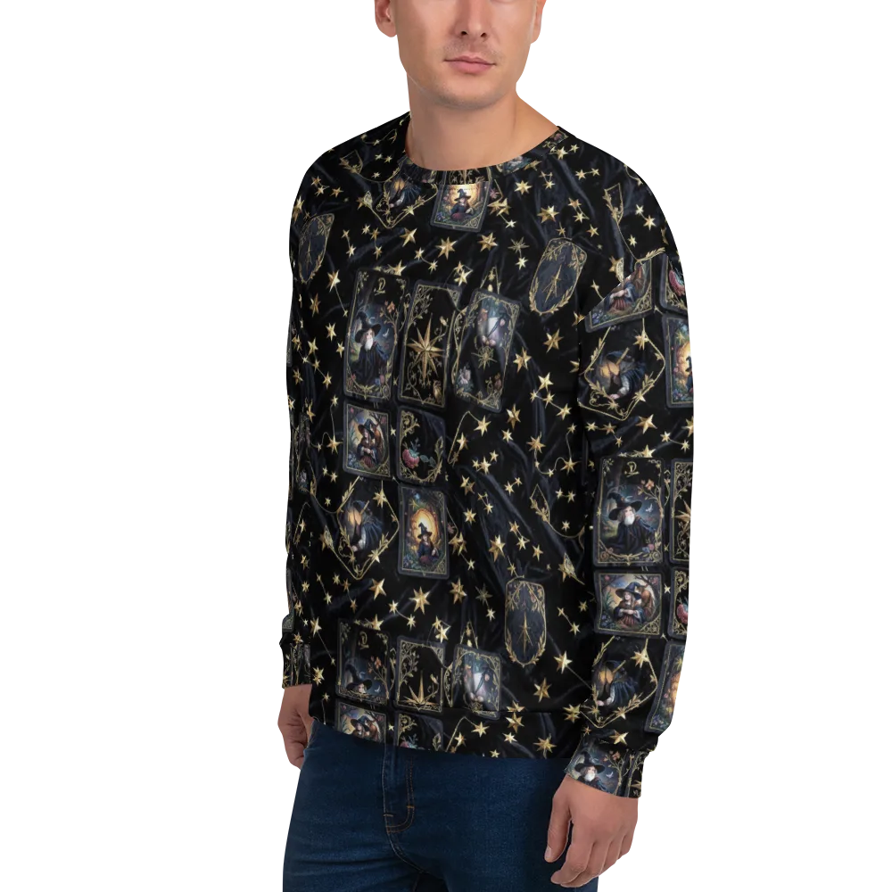 Midnight Arcana on Sweatshirt — Left Front