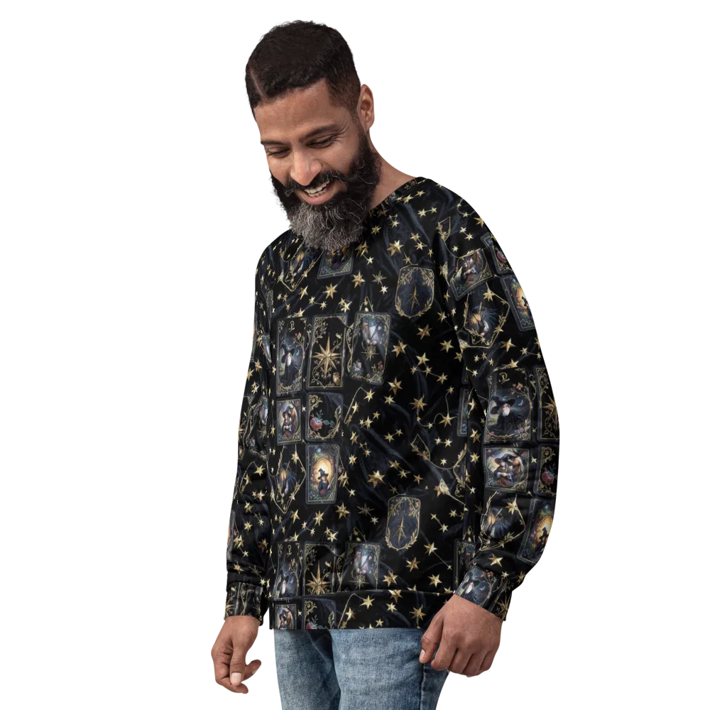 Midnight Arcana on Sweatshirt — Left Front