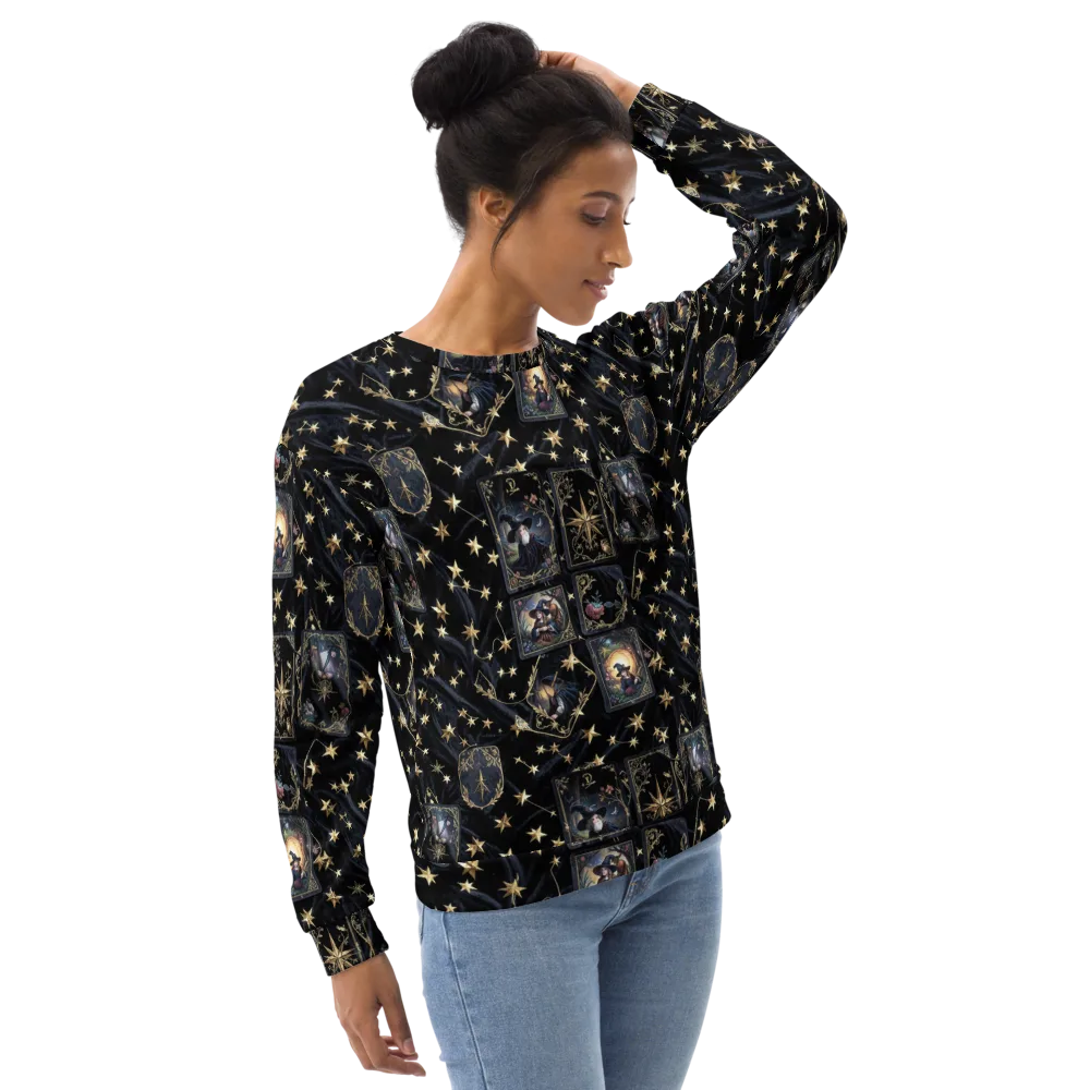 Midnight Arcana on Sweatshirt — Right Front