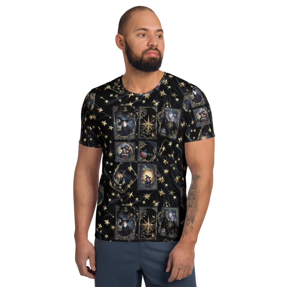 Midnight Arcana on Men's Athletic T-Shirt — Front