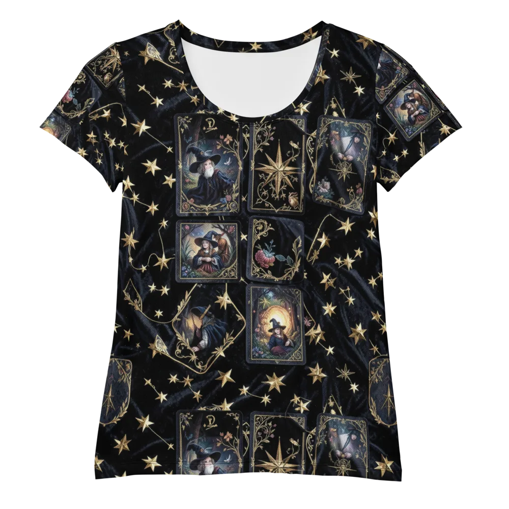 Midnight Arcana on Women's Athletic T-Shirt — Front