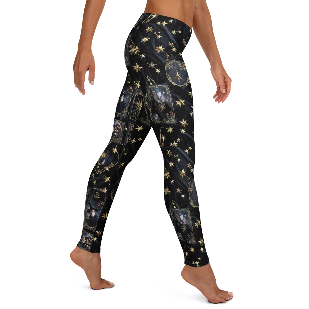 Midnight Arcana on Leggings — Right