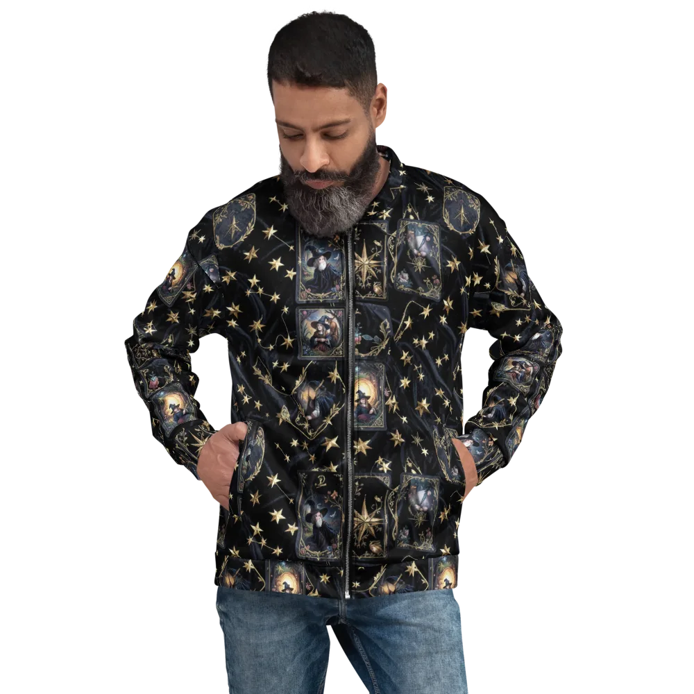 Midnight Arcana on Bomber Jacket — Front