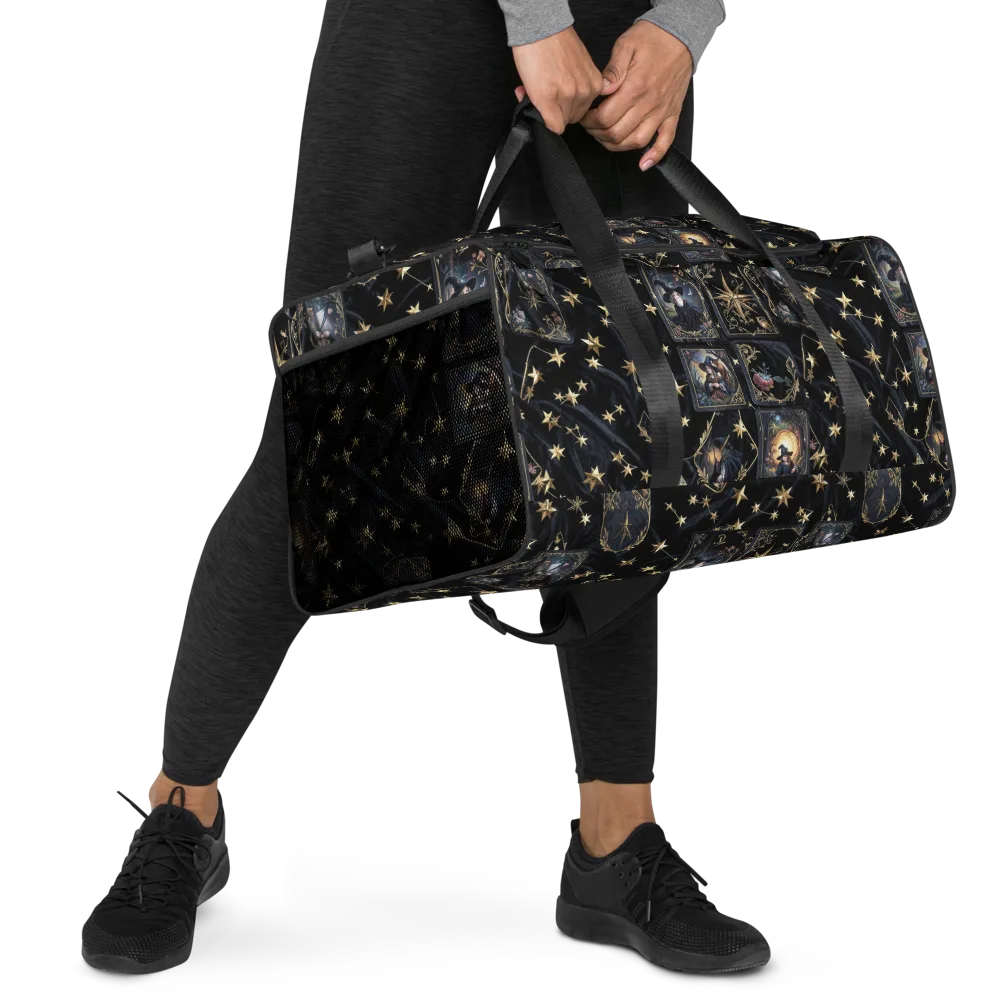 Midnight Arcana on Duffle Bag — Right Front