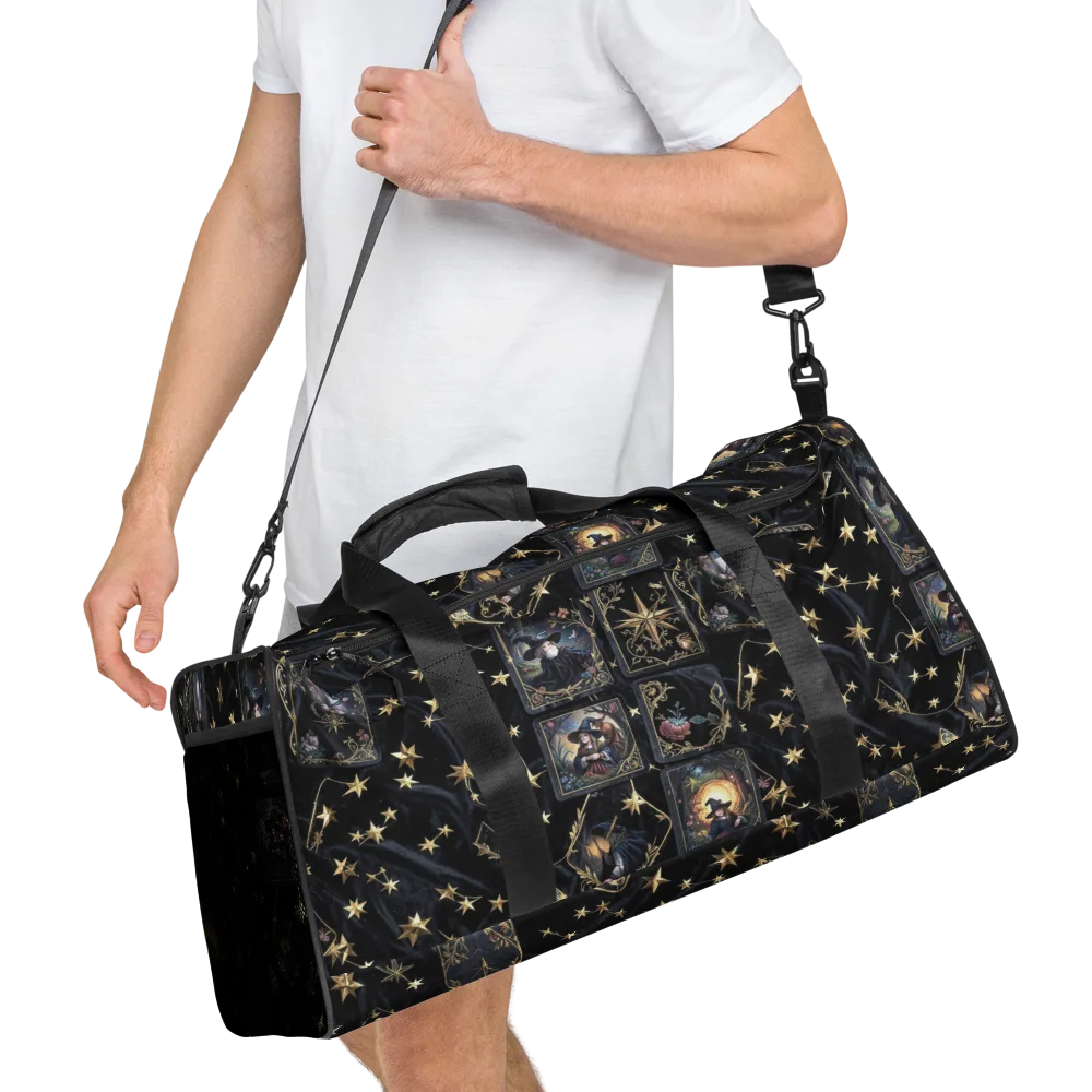 Midnight Arcana on Duffle Bag — Right Front