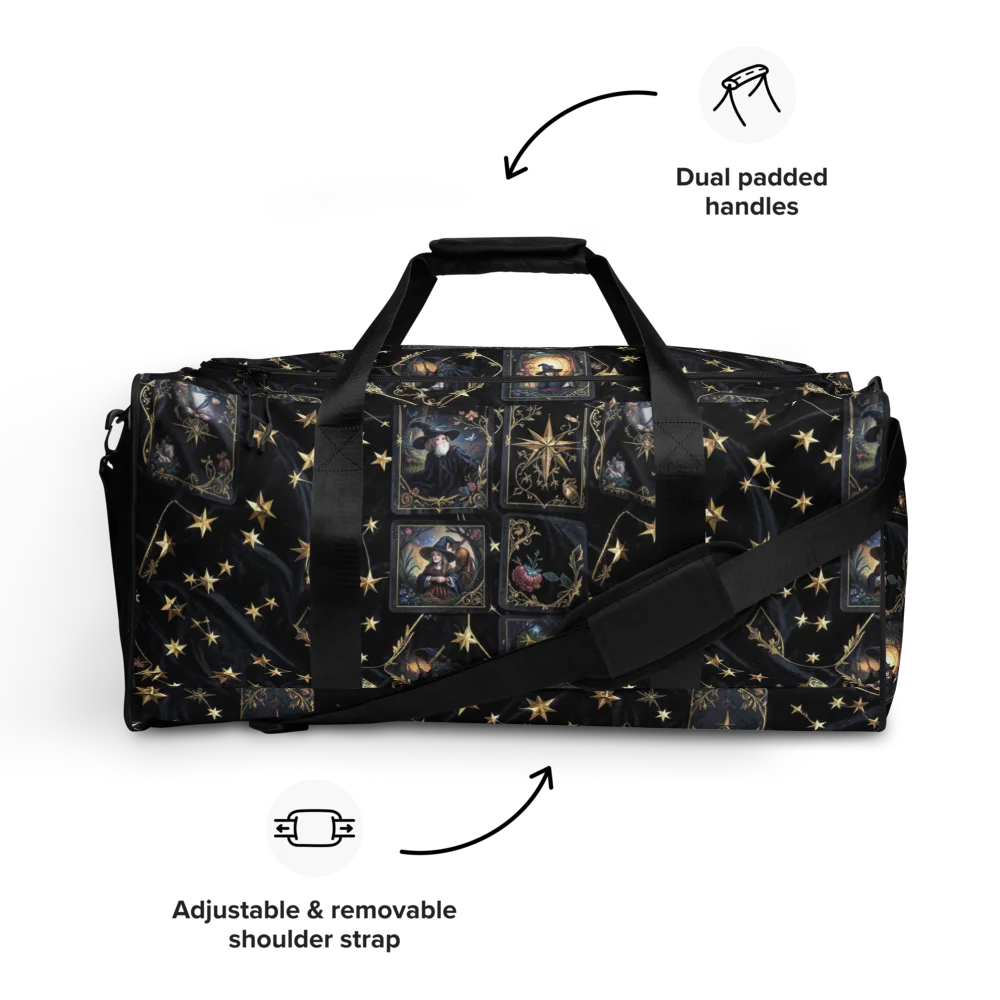 Midnight Arcana on Duffle Bag — Front