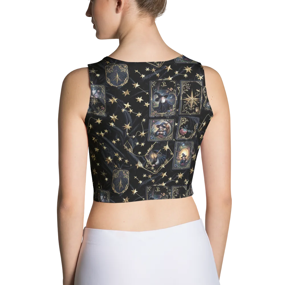 Midnight Arcana on Crop Top — Back