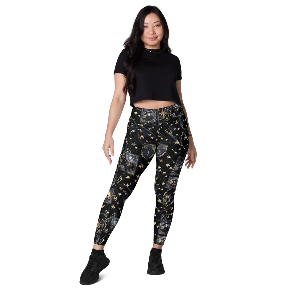 Midnight Arcana on Leggings with Pockets — Front