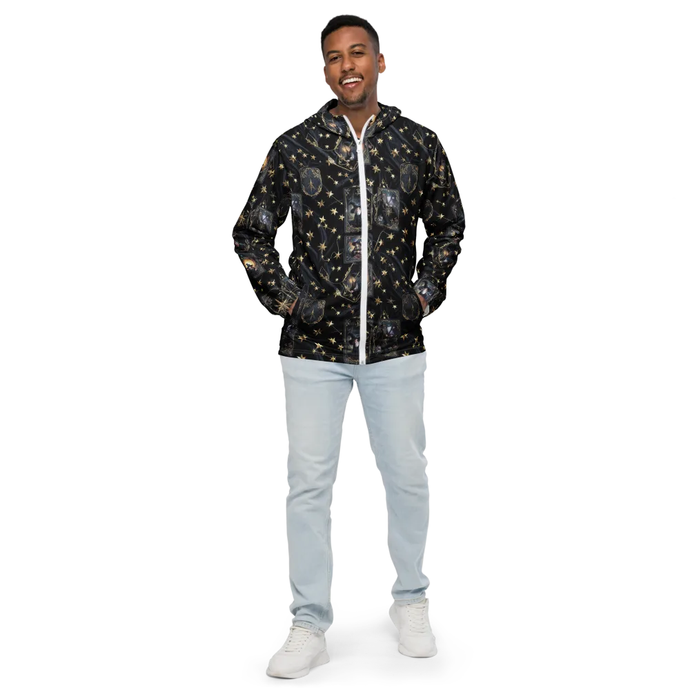 Midnight Arcana on Men's Windbreaker — Front