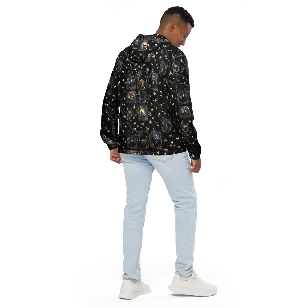 Midnight Arcana on Men's Windbreaker — Back
