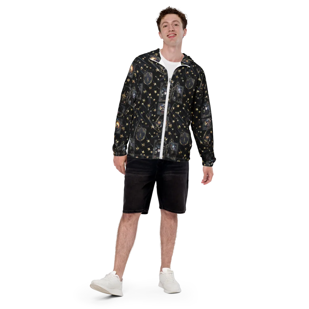 Midnight Arcana on Men's Windbreaker — Front