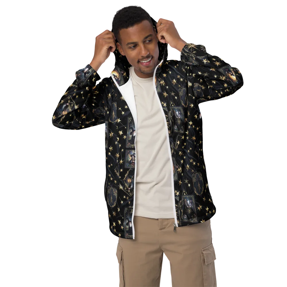 Midnight Arcana on Men's Windbreaker — Front