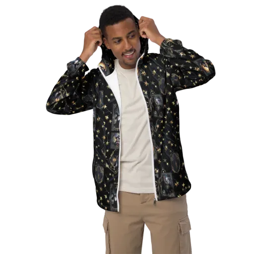 Midnight Arcana on a Men's Windbreaker