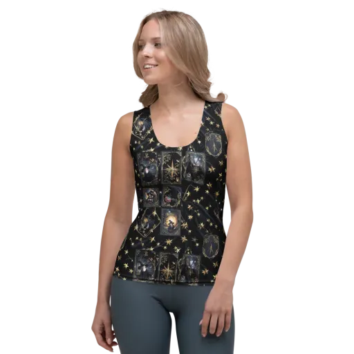 Midnight Arcana on a Women's Tank Top
