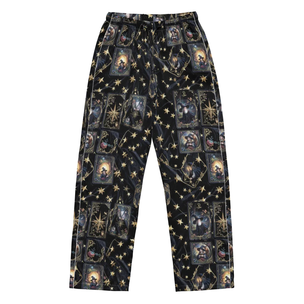 Midnight Arcana on Women's Pajama Pants — Front
