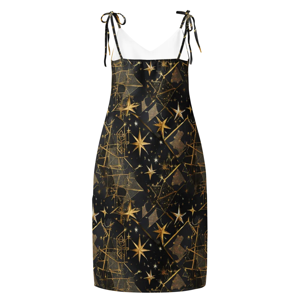 Nocturne Orbit on Slip Dress — Back