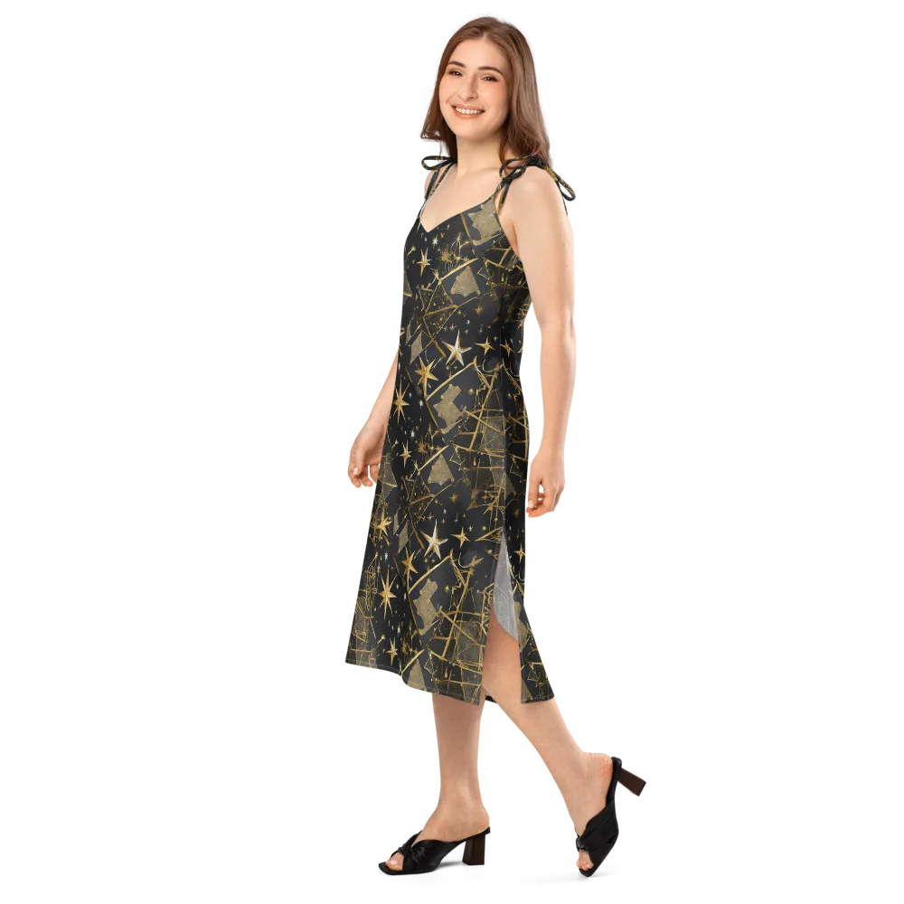 Nocturne Orbit on Slip Dress — Left Front