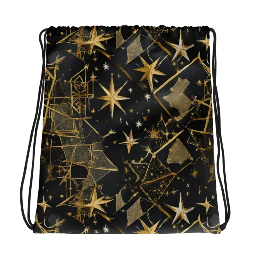 Nocturne Orbit on a Drawstring Bag