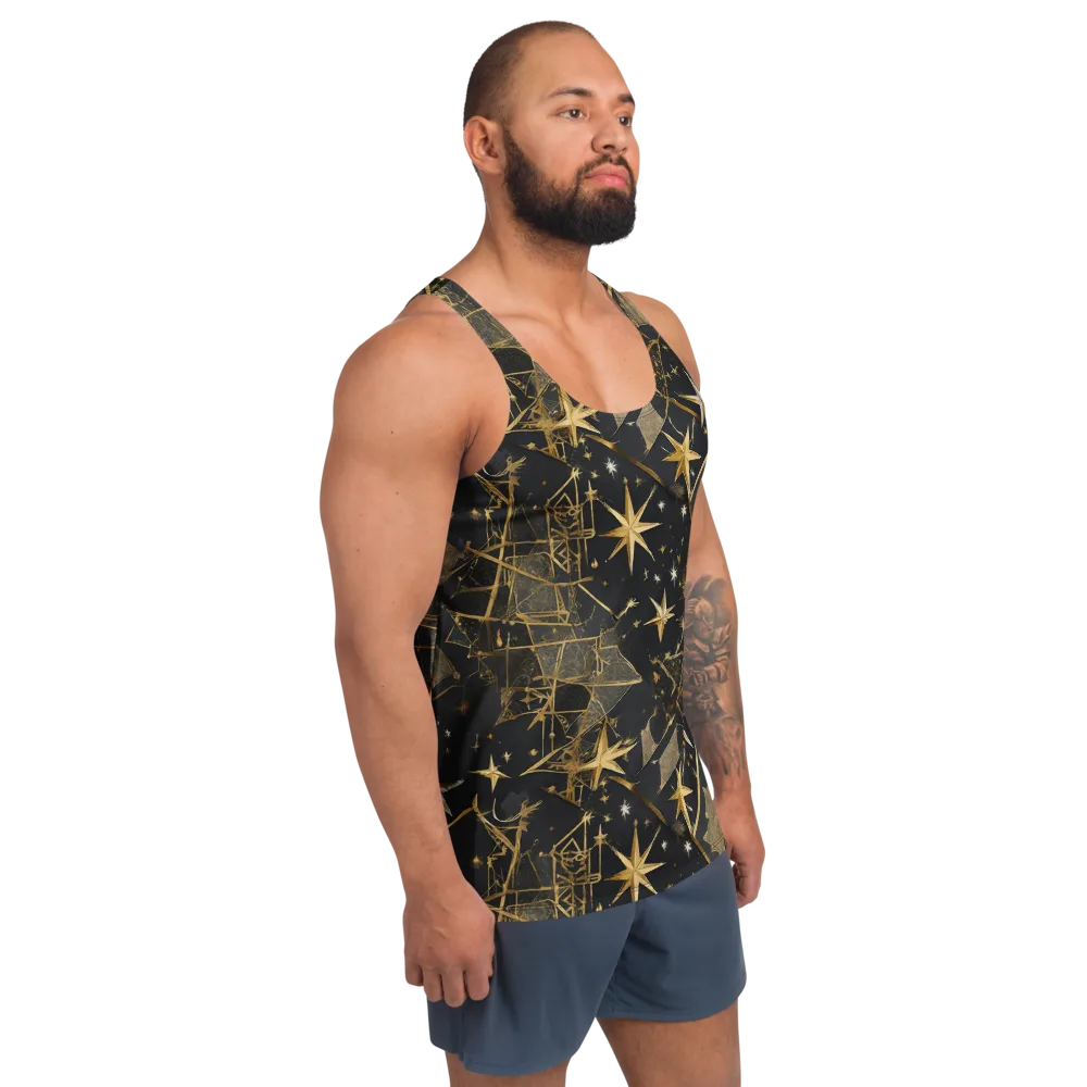 Nocturne Orbit on Men's Tank Top — Right Front