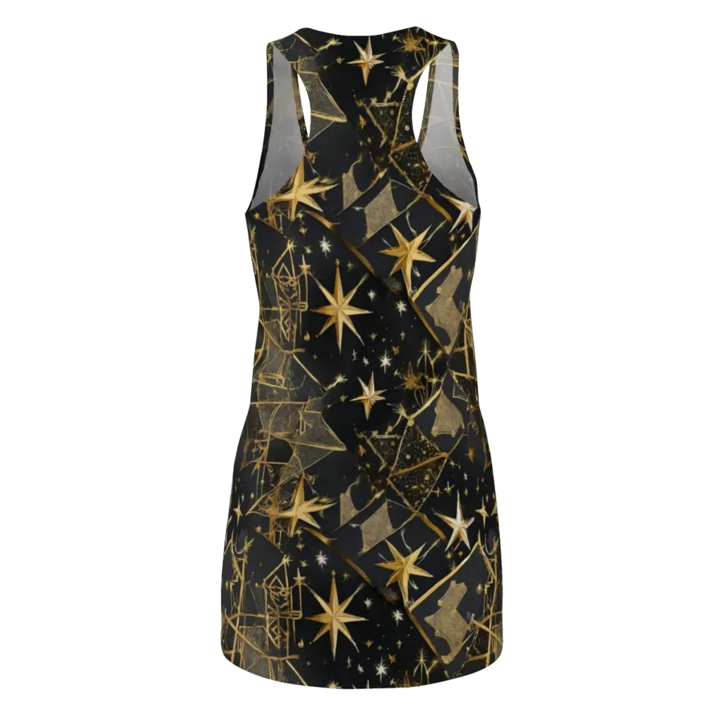 Nocturne Orbit on Racerback Dress — Back