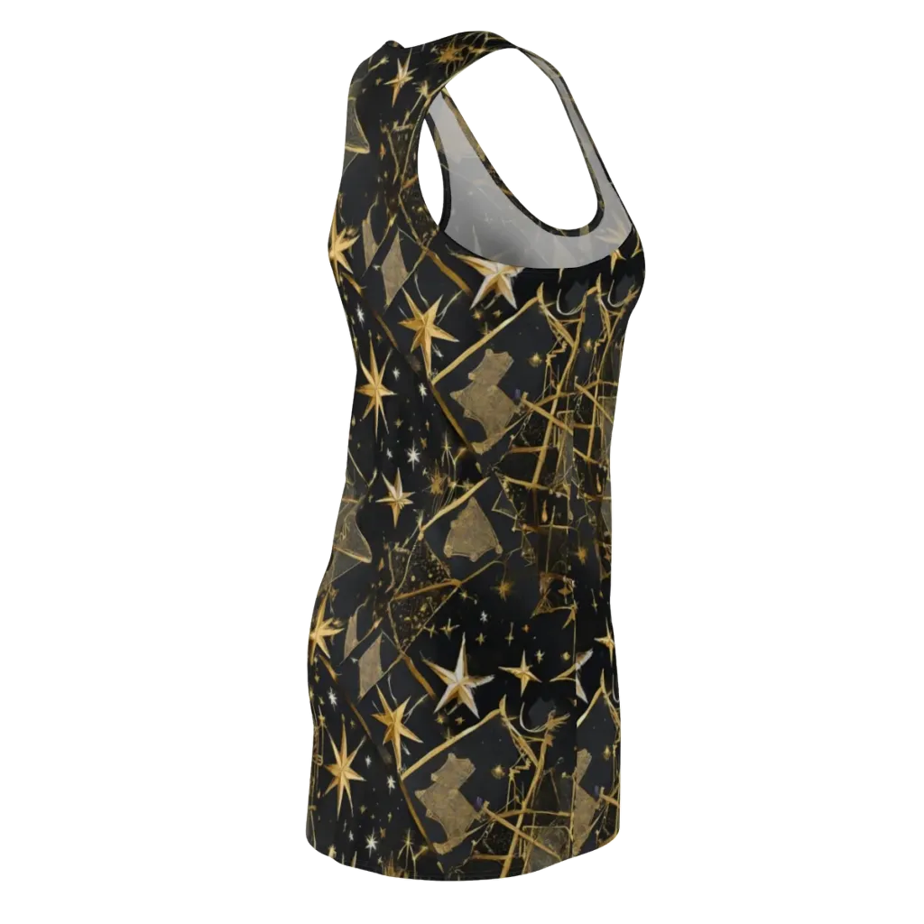 Nocturne Orbit on Racerback Dress — Back Side