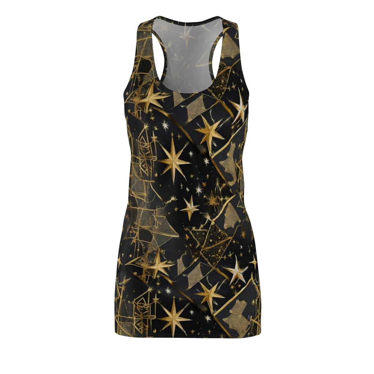 Nocturne Orbit on Racerback Dress — Front