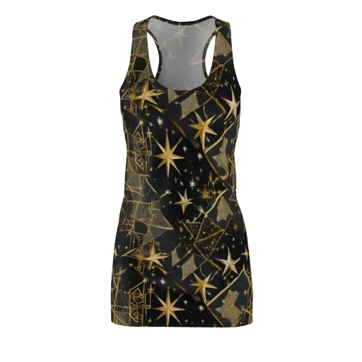 Nocturne Orbit on a Racerback Dress