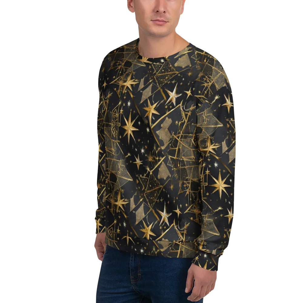 Nocturne Orbit on Sweatshirt — Left Front