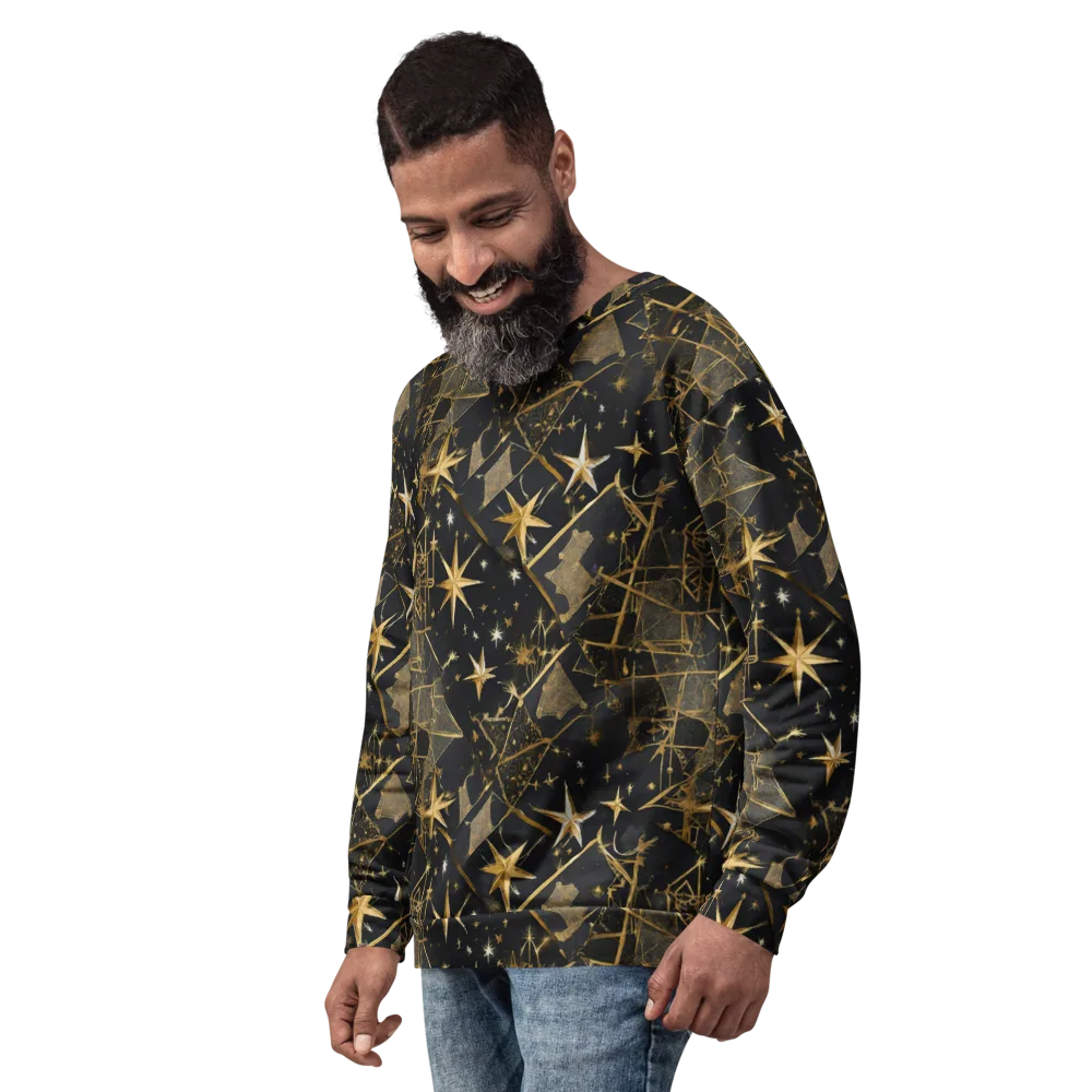 Nocturne Orbit on Sweatshirt — Left Front