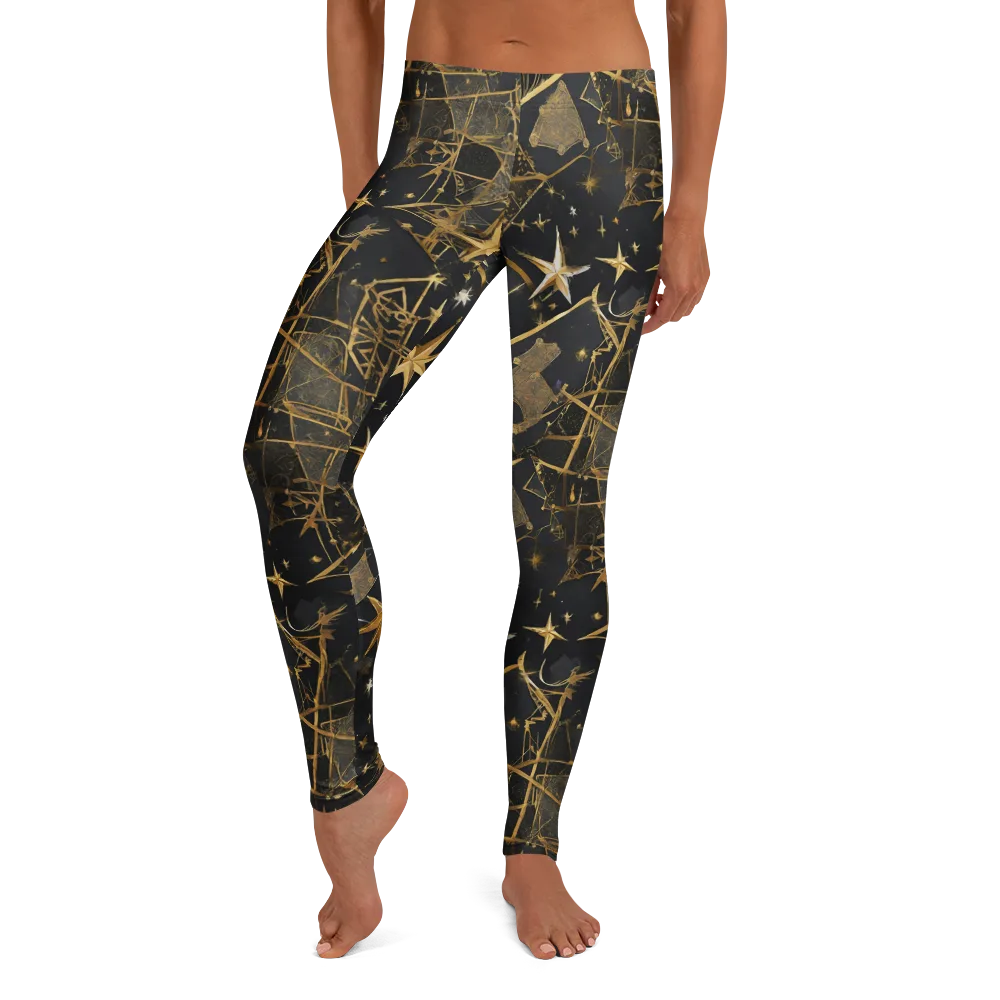 Nocturne Orbit on Leggings — Front