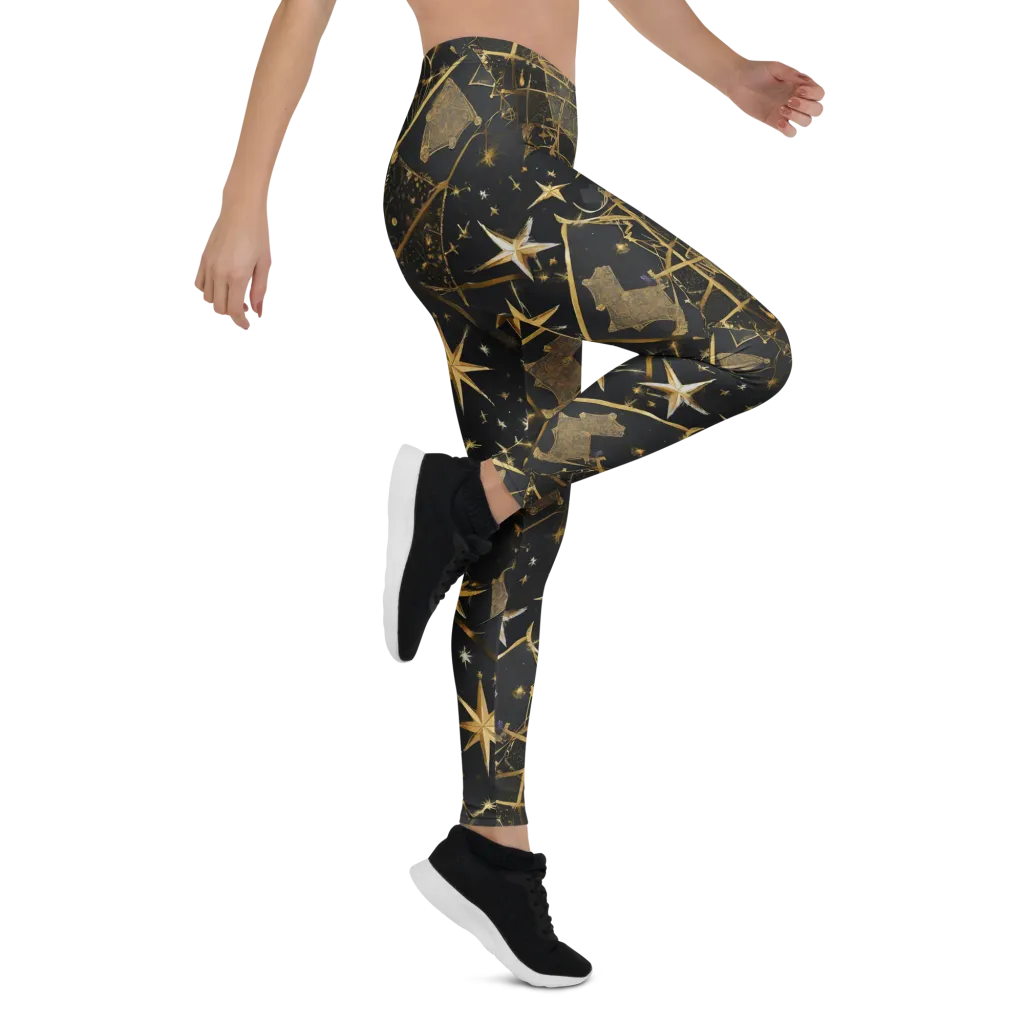 Nocturne Orbit on Leggings — Right