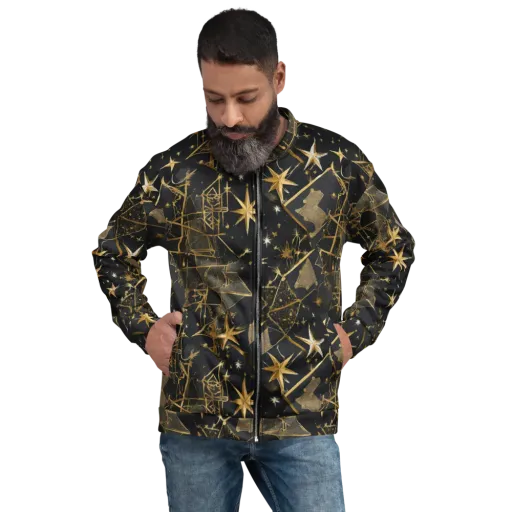 Nocturne Orbit on a Bomber Jacket