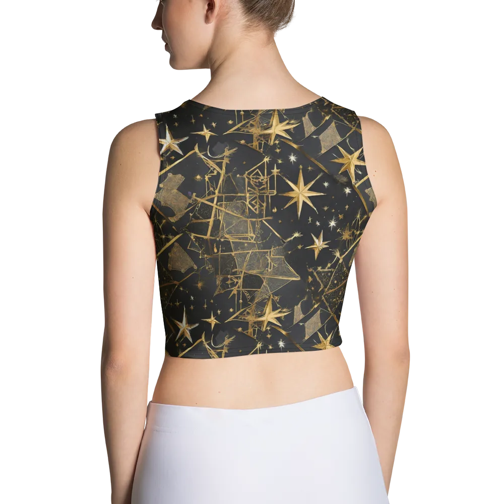 Nocturne Orbit on Crop Top — Back