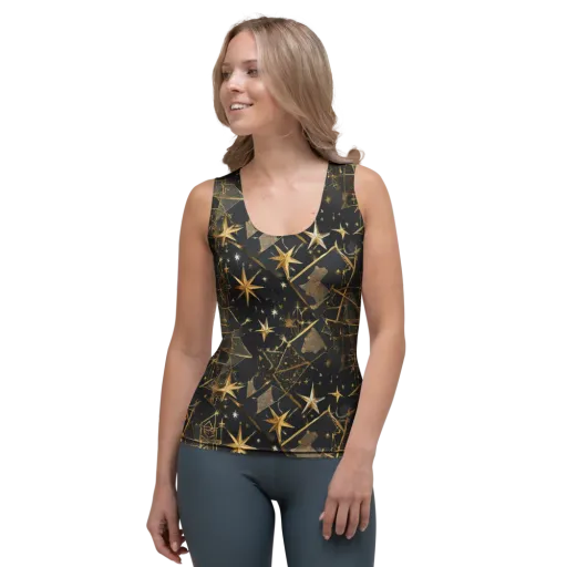 Nocturne Orbit on a Women's Tank Top